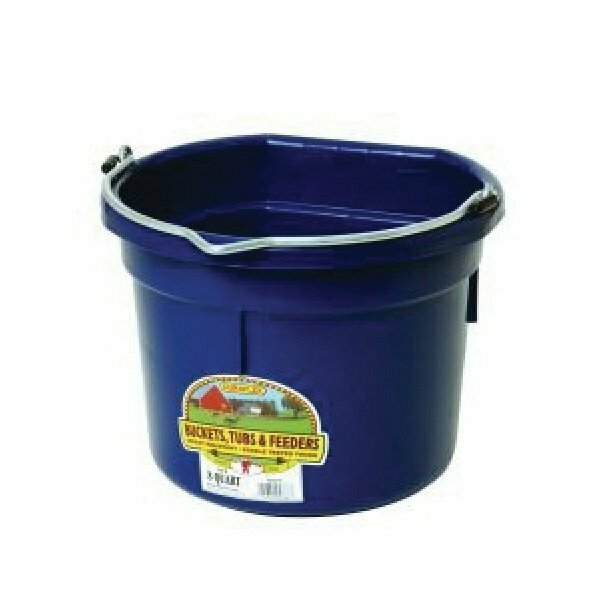 Little Giant Duraflex Plastic Flat Back Bucket P8FBNAVY